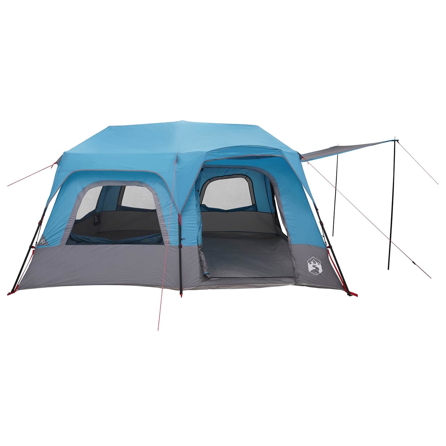 vidaXL Instant Tent Blue 8-Person 185T Polyester with PU Coating