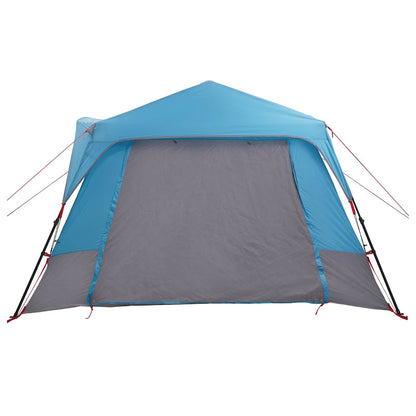 vidaXL Instant Tent Blue 8-Person 185T Polyester with PU Coating