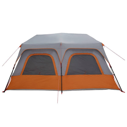 vidaXL Instant Tent Grey and Orange 8-Person