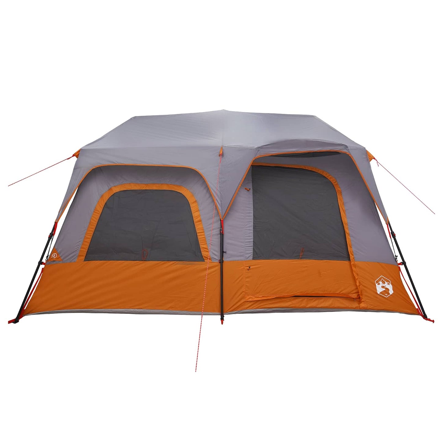 vidaXL Instant Tent Grey and Orange 8-Person