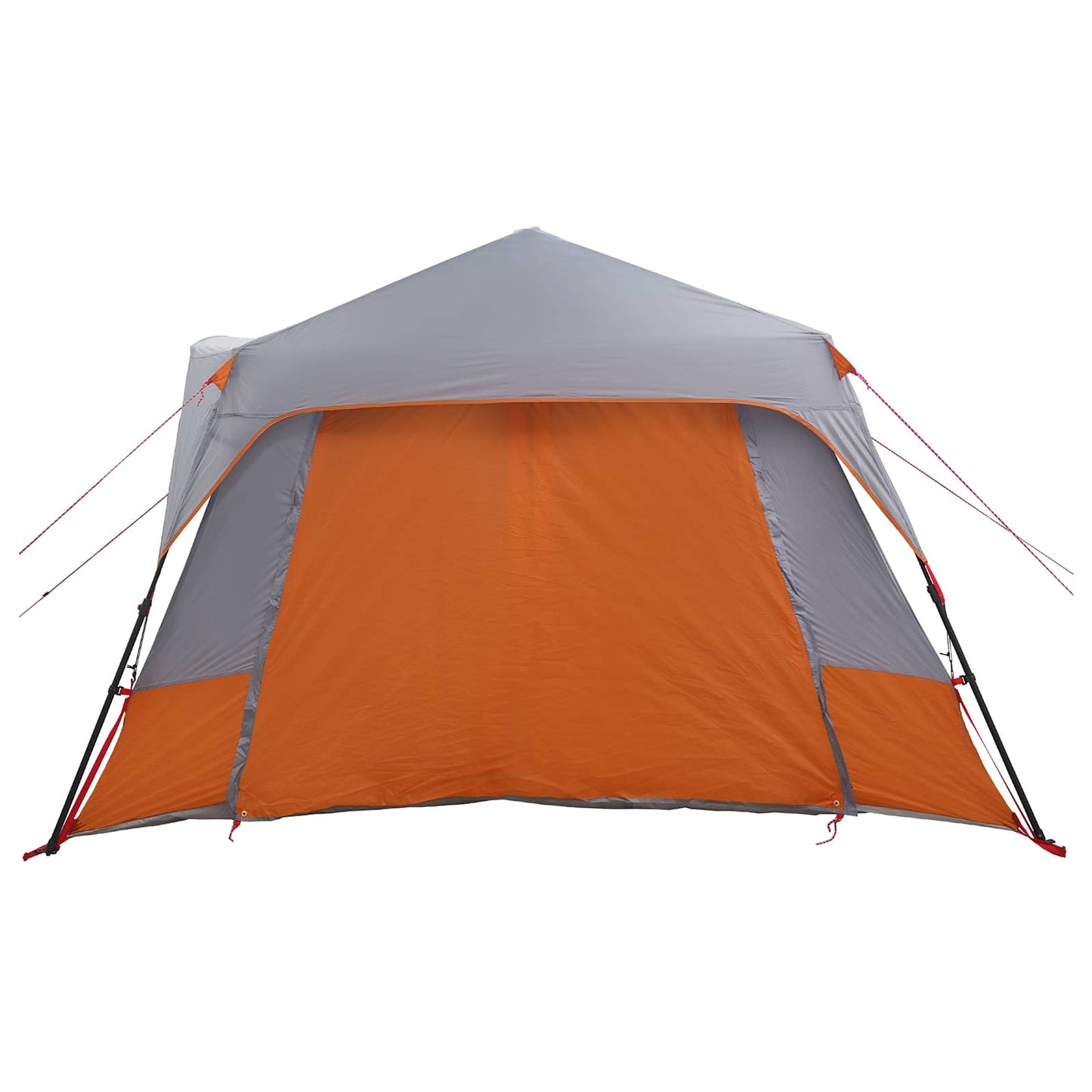 vidaXL Instant Tent Grey and Orange 8-Person
