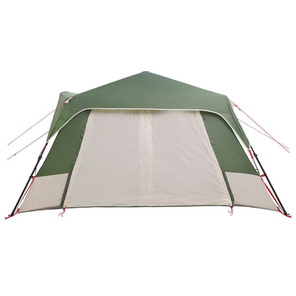 vidaXL Instant Tent 10-Person Green 185T Polyester with PU Coating