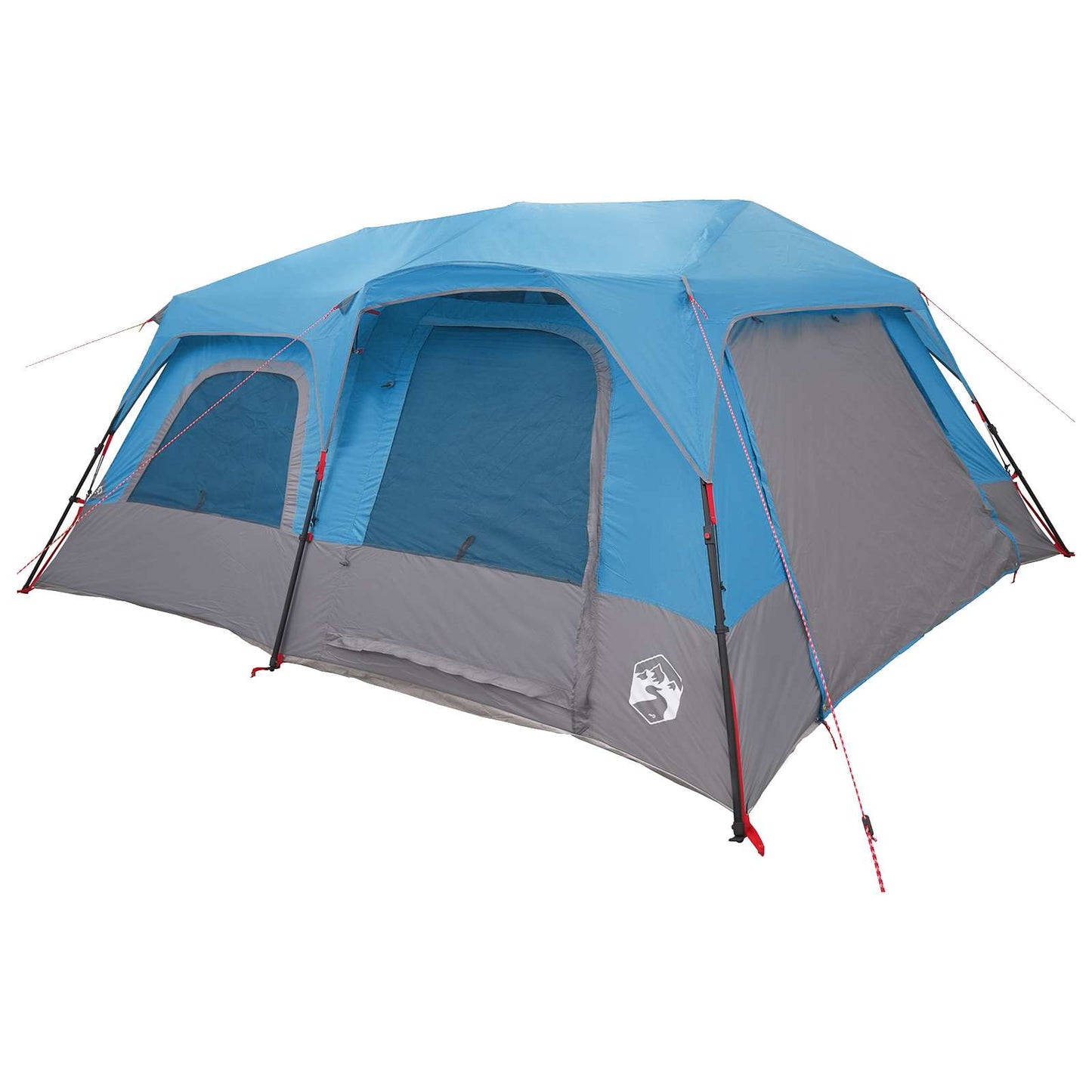 vidaXL Instant Tent Blue 10-Person 185T Polyester with PU Coating