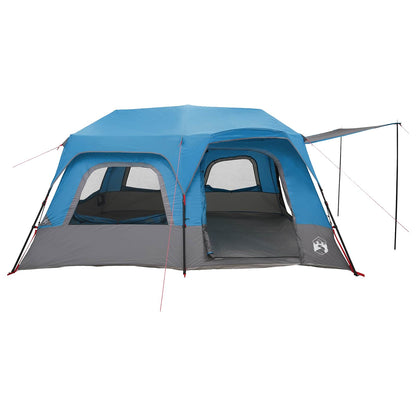 vidaXL Instant Tent Blue 10-Person 185T Polyester with PU Coating