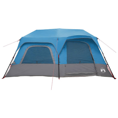 vidaXL Instant Tent Blue 10-Person 185T Polyester with PU Coating