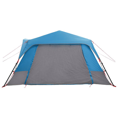 vidaXL Instant Tent Blue 10-Person 185T Polyester with PU Coating