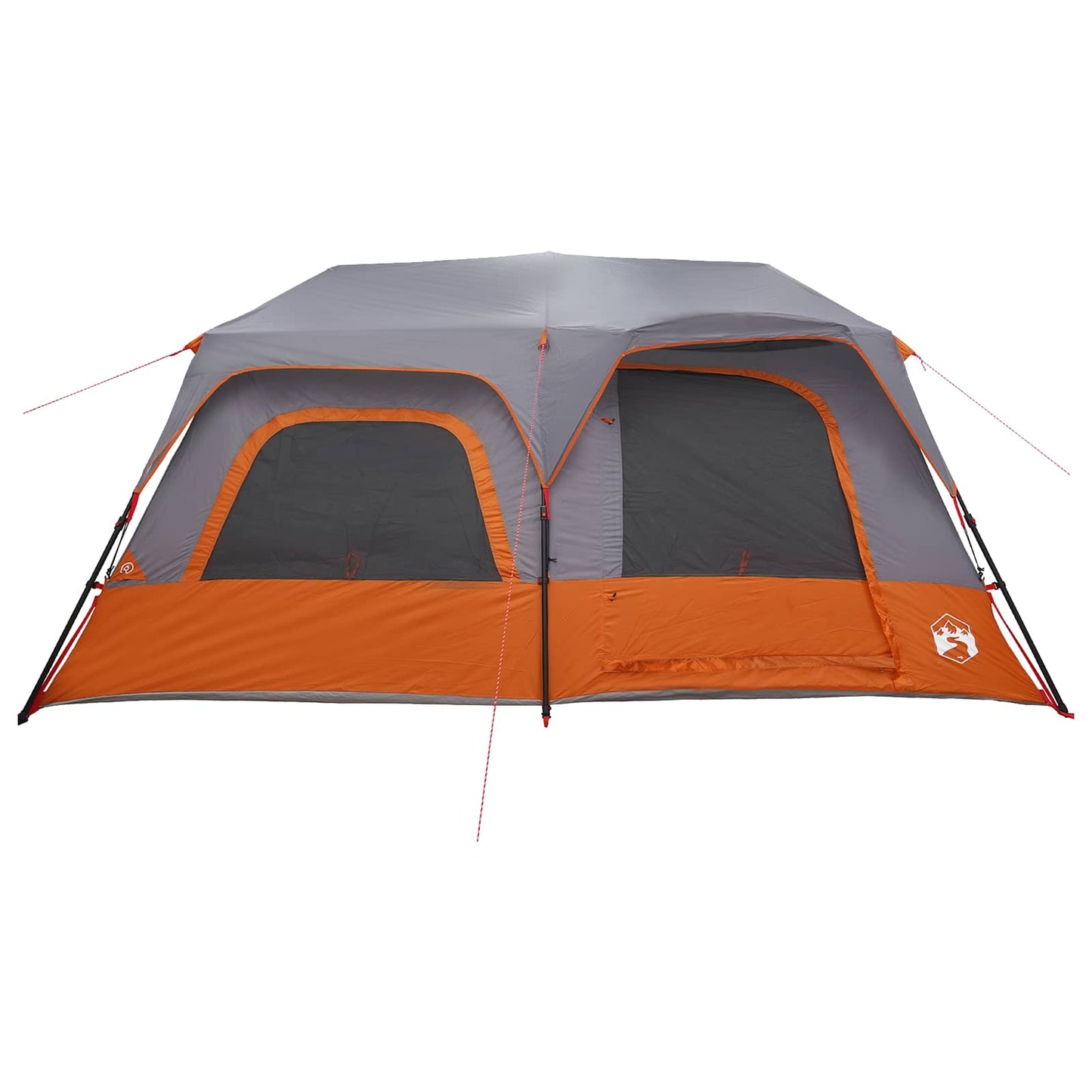 vidaXL Instant Tent Grey and Orange 10-Person