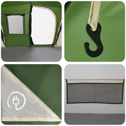 vidaXL Instant Tent Green 524 x 232 x 192 cm