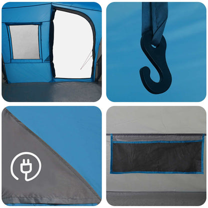 vidaXL Instant Tent Blue 524 x 232 x 192 cm