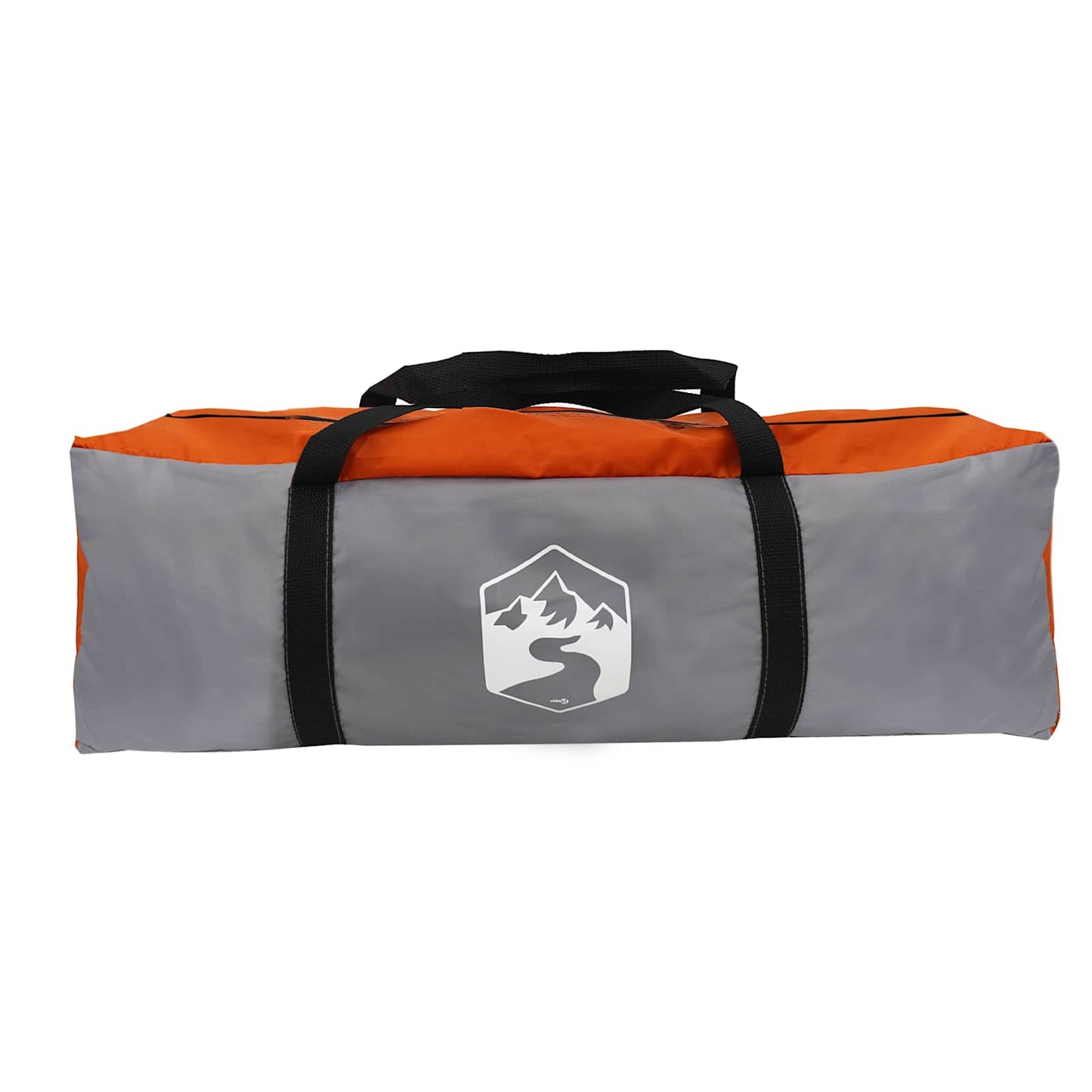 vidaXL Instant Tent Grey and Orange 524 x 232 x 192 cm