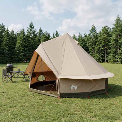 vidaXL Family Tent Cream 6-Person Polycotton