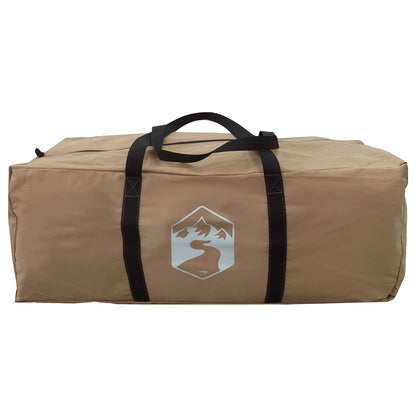 vidaXL Family Tent Brown 6-Person Polycotton