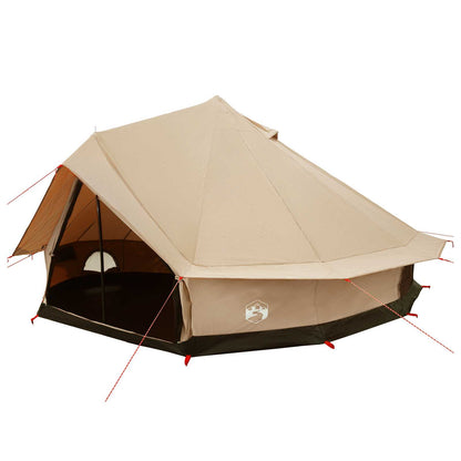 vidaXL Family Tent Cream 10-Person Polycotton