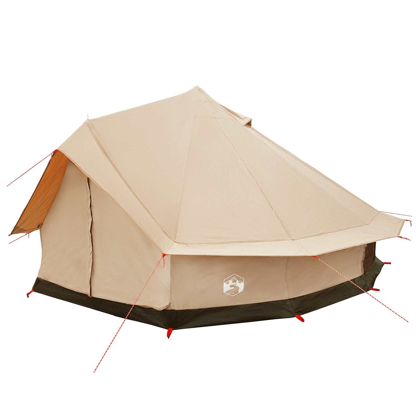 vidaXL Family Tent Cream 10-Person Polycotton