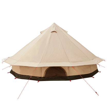 vidaXL Family Tent Cream 10-Person Polycotton