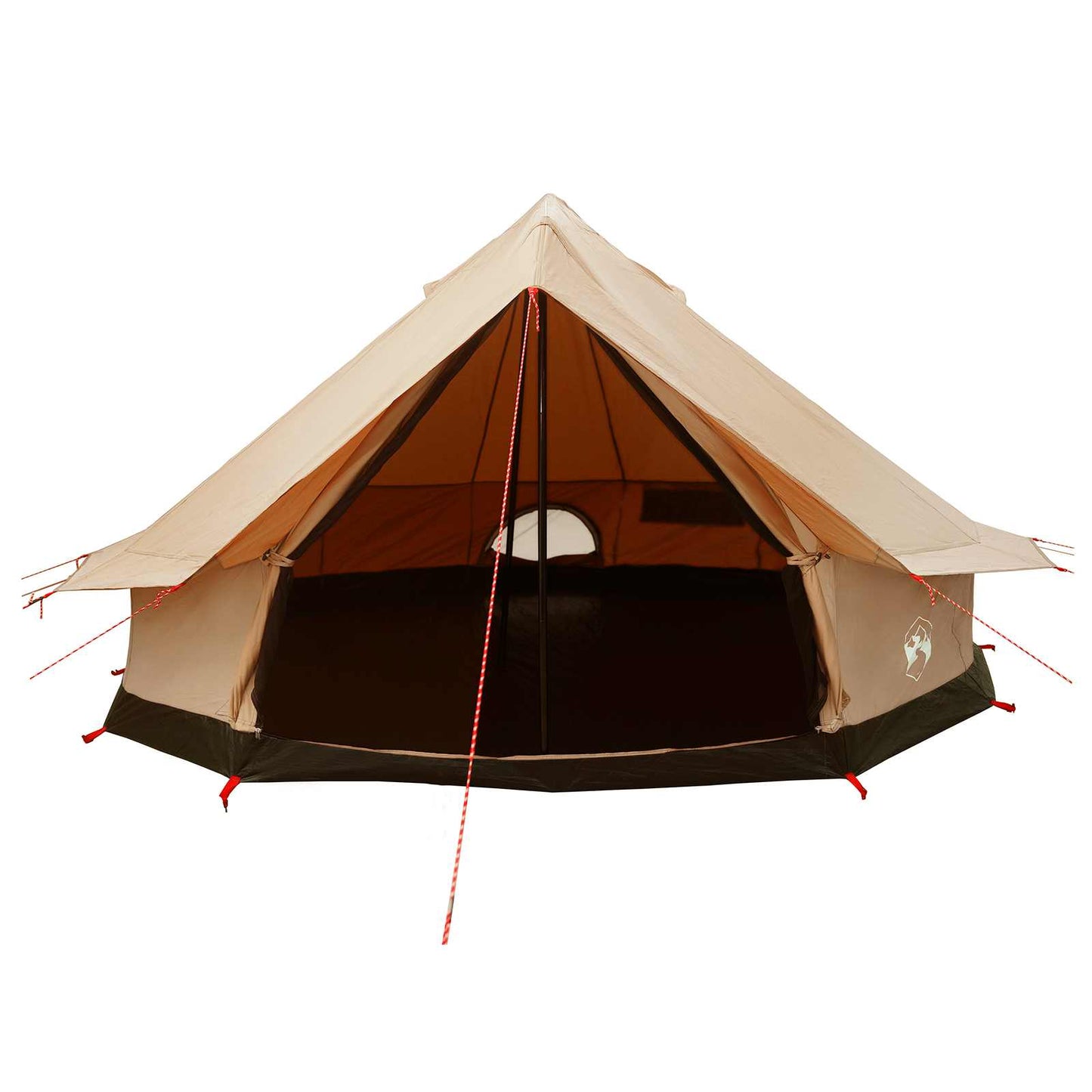 vidaXL Family Tent Cream 10-Person Polycotton