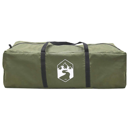 vidaXL Family Tent 10-Person Army Green Polycotton