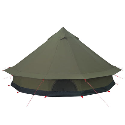 vidaXL Family Tent Army Green 10-Person Polycotton
