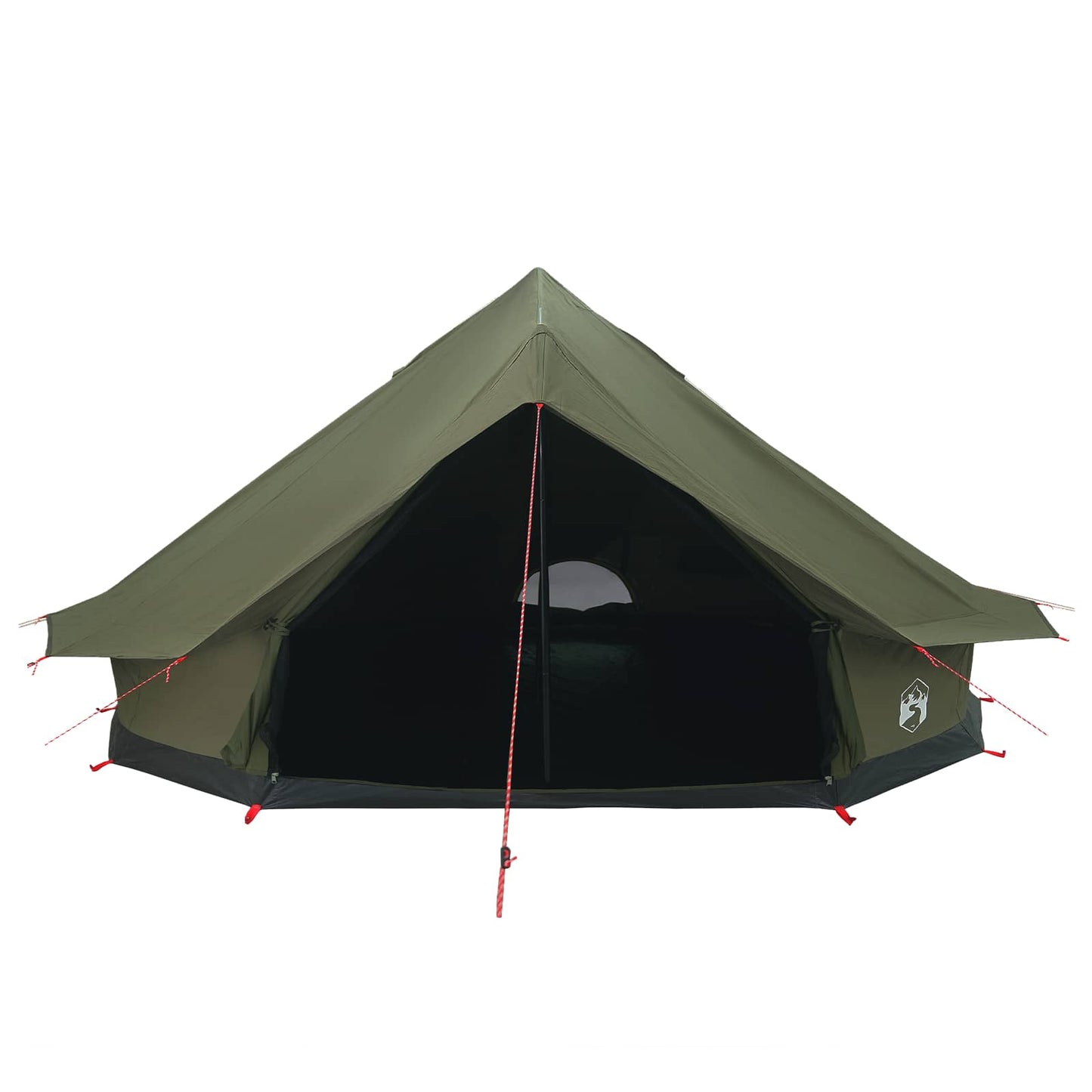 vidaXL Family Tent Army Green 10-Person Polycotton