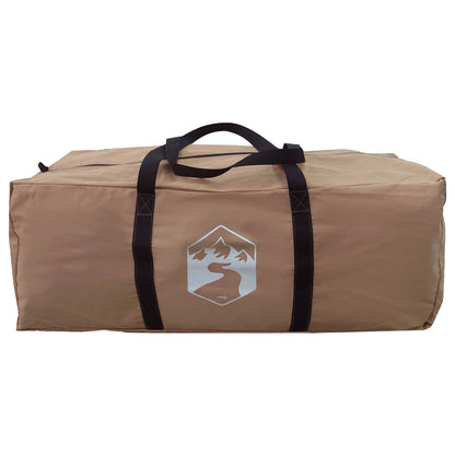 vidaXL Family Tent Brown 10-Person Polycotton