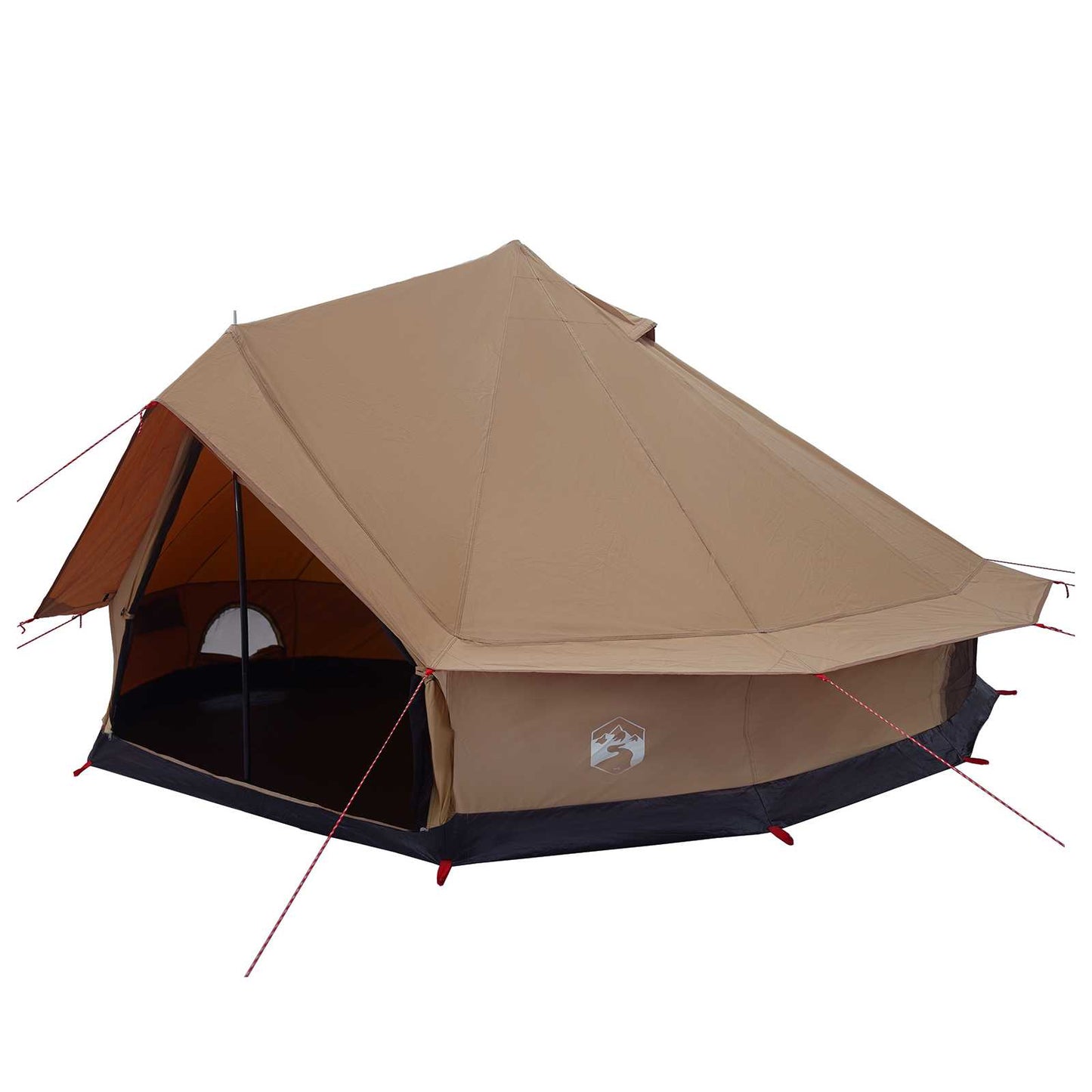 vidaXL Family Tent Brown 10-Person Polycotton