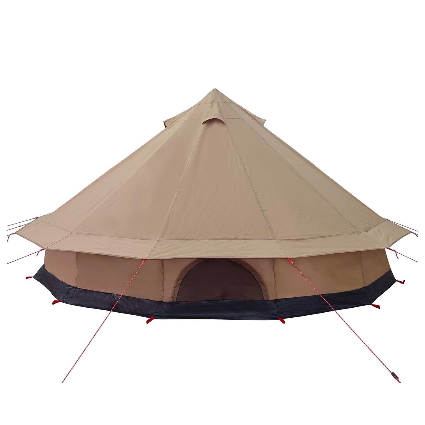 vidaXL Family Tent Brown 10-Person Polycotton