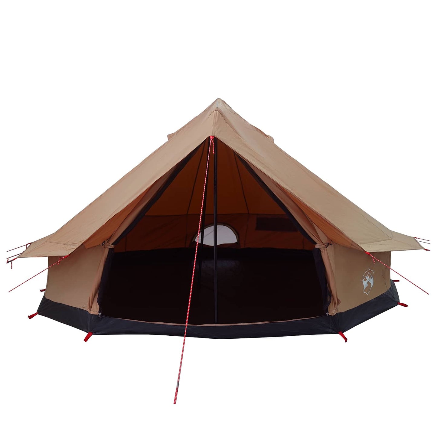 vidaXL Family Tent Brown 10-Person Polycotton