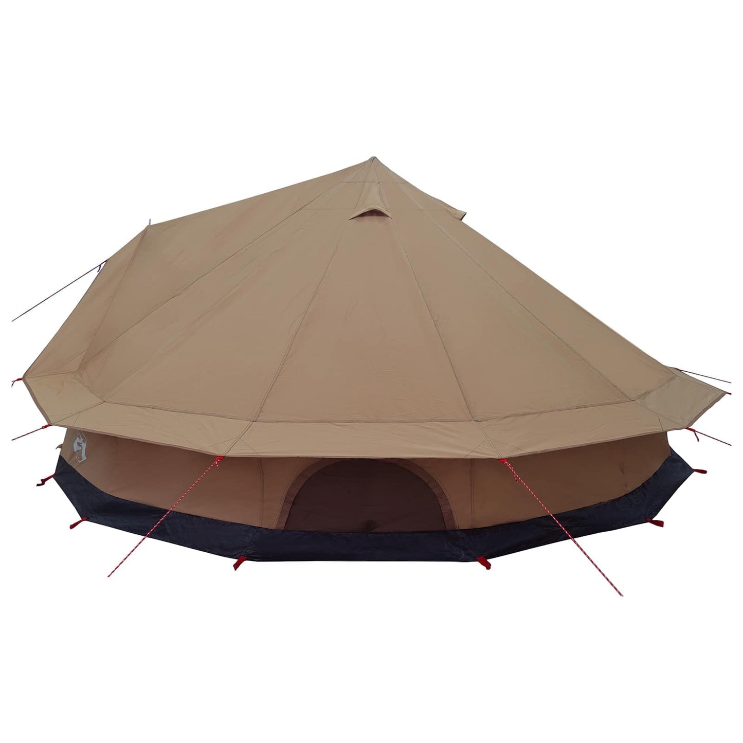 vidaXL Family Tent Brown 10-Person Polycotton