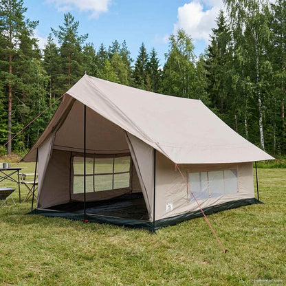 vidaXL Cabin Tent Cream 340 x 246 x 210 cm Polycotton