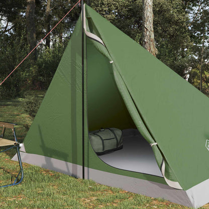 vidaXL Backpacking Tent Green 4-Person 185T Polyester with PU Coating