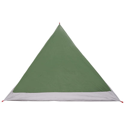 vidaXL Backpacking Tent Green 4-Person 185T Polyester with PU Coating