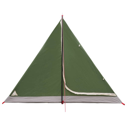 vidaXL Backpacking Tent Green 4-Person 185T Polyester with PU Coating