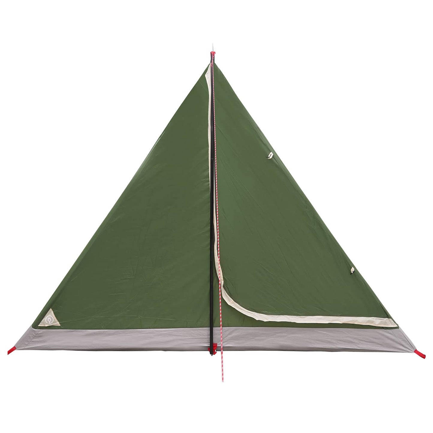 vidaXL Backpacking Tent Green 4-Person 185T Polyester with PU Coating