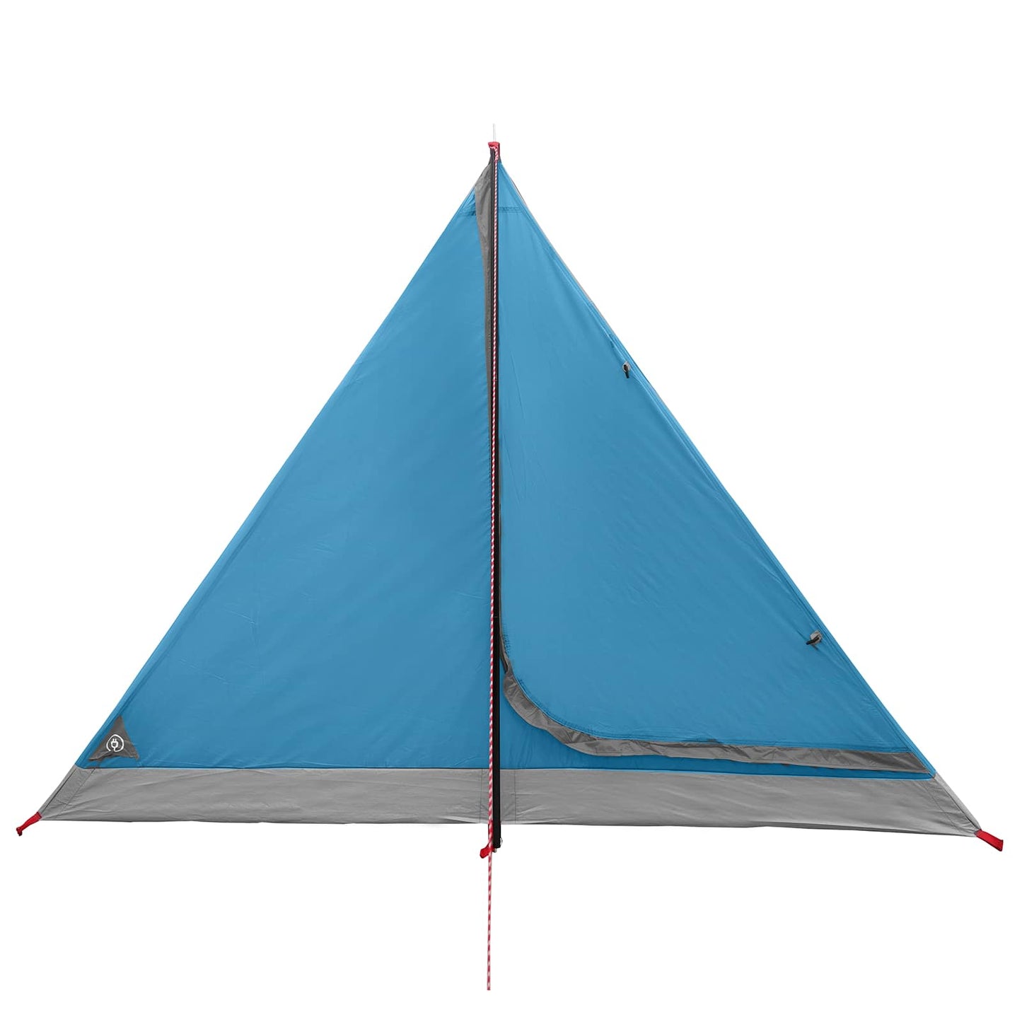 vidaXL Backpacking Tent Blue 4-Person 185T Polyester with PU Coating