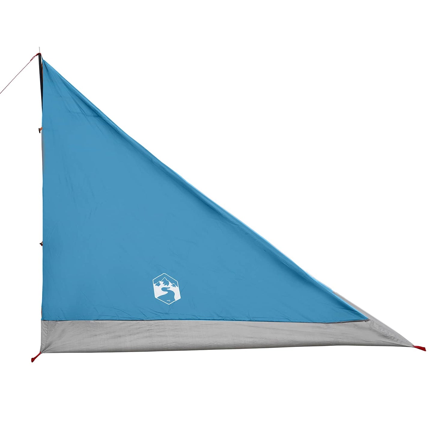 vidaXL Backpacking Tent Blue 4-Person 185T Polyester with PU Coating