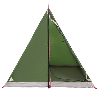vidaXL Backpacking Tent Green 2-Person 185T Polyester with PU Coating