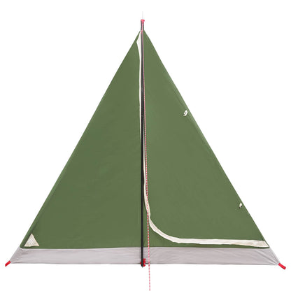 vidaXL Backpacking Tent Green 2-Person 185T Polyester with PU Coating