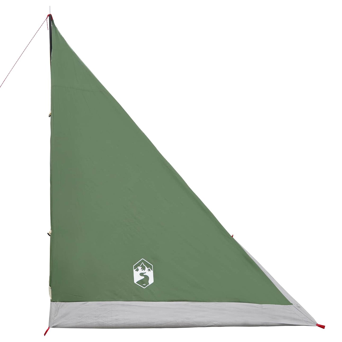 vidaXL Backpacking Tent Green 2-Person 185T Polyester with PU Coating