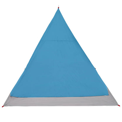 vidaXL Backpacking Tent Blue 2-Person 185T Polyester with PU Coating