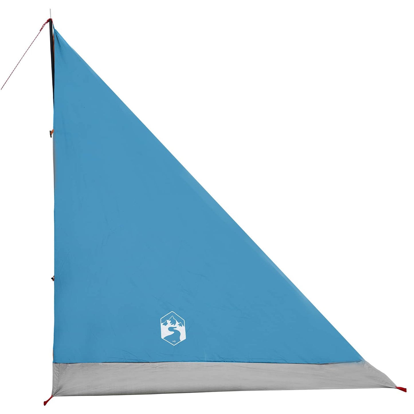 vidaXL Backpacking Tent Blue 2-Person 185T Polyester with PU Coating