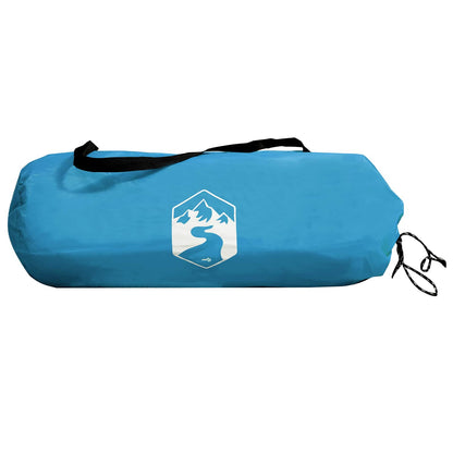 vidaXL Tunnel Tent 4-Person Blue 185T Polyester with PU Coating