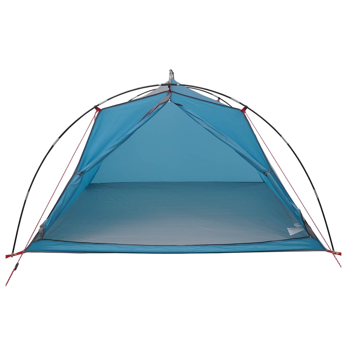 vidaXL Tunnel Tent Blue 4-Person 185T Polyester with PU Coating