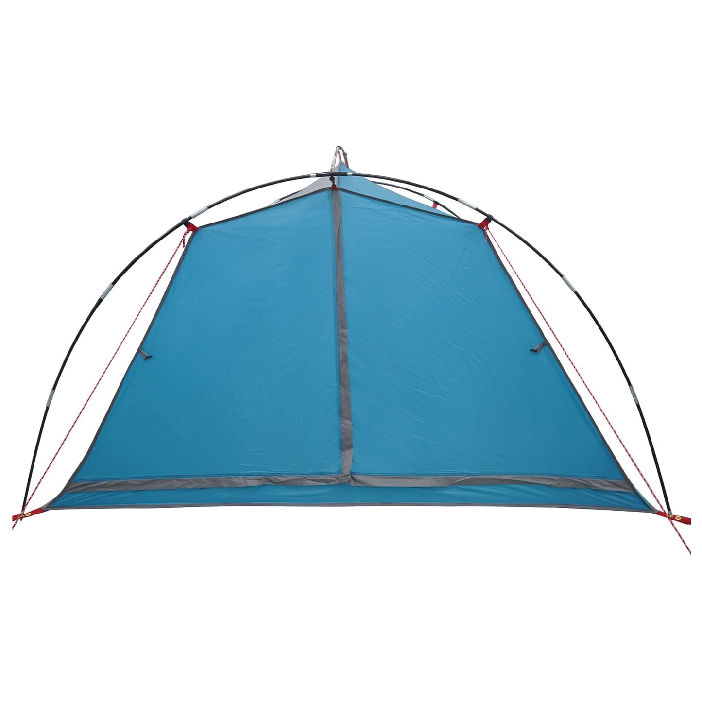vidaXL Tunnel Tent Blue 4-Person 185T Polyester with PU Coating