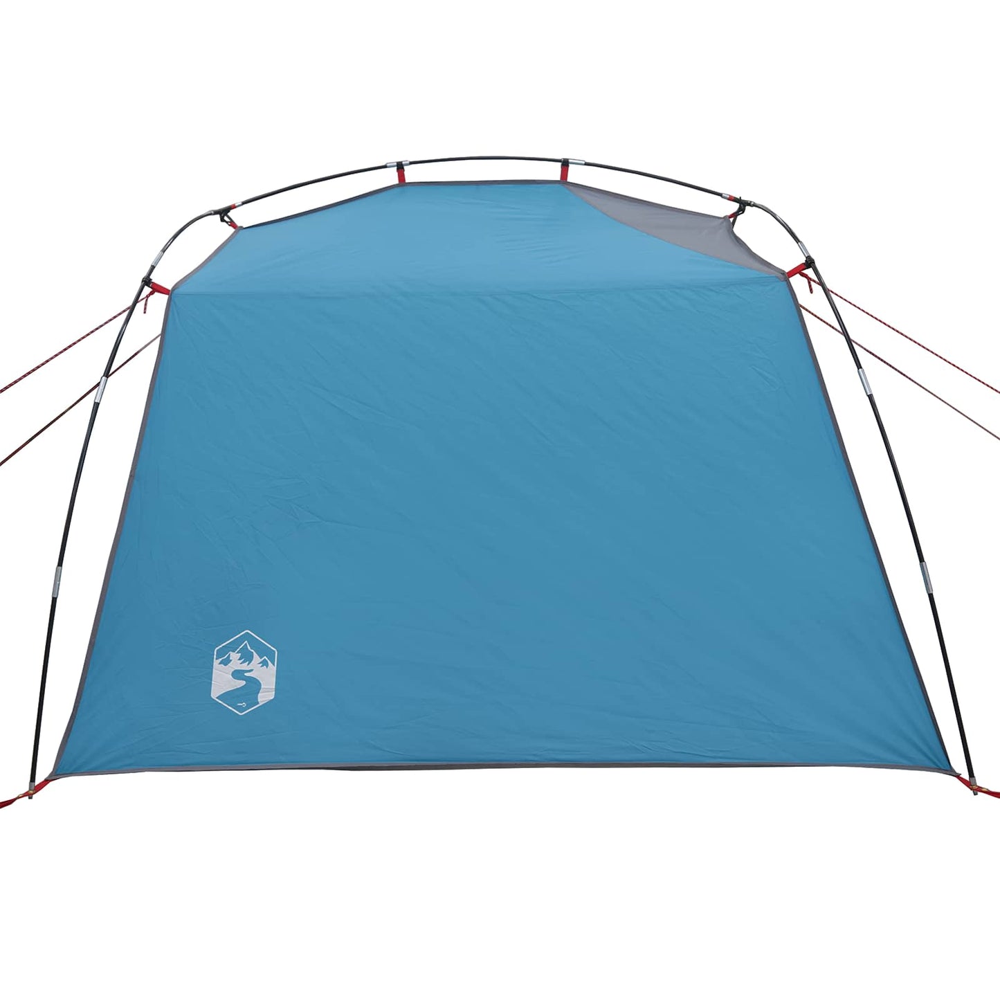 vidaXL Tunnel Tent Blue 4-Person 185T Polyester with PU Coating