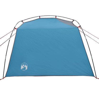 vidaXL Tunnel Tent Blue 4-Person 185T Polyester with PU Coating