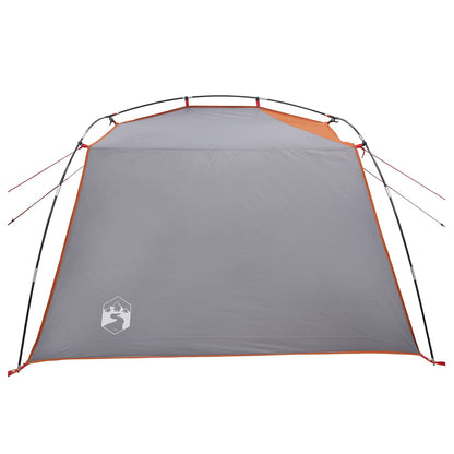 vidaXL Tunnel Tent 4-Person Grey and Orange