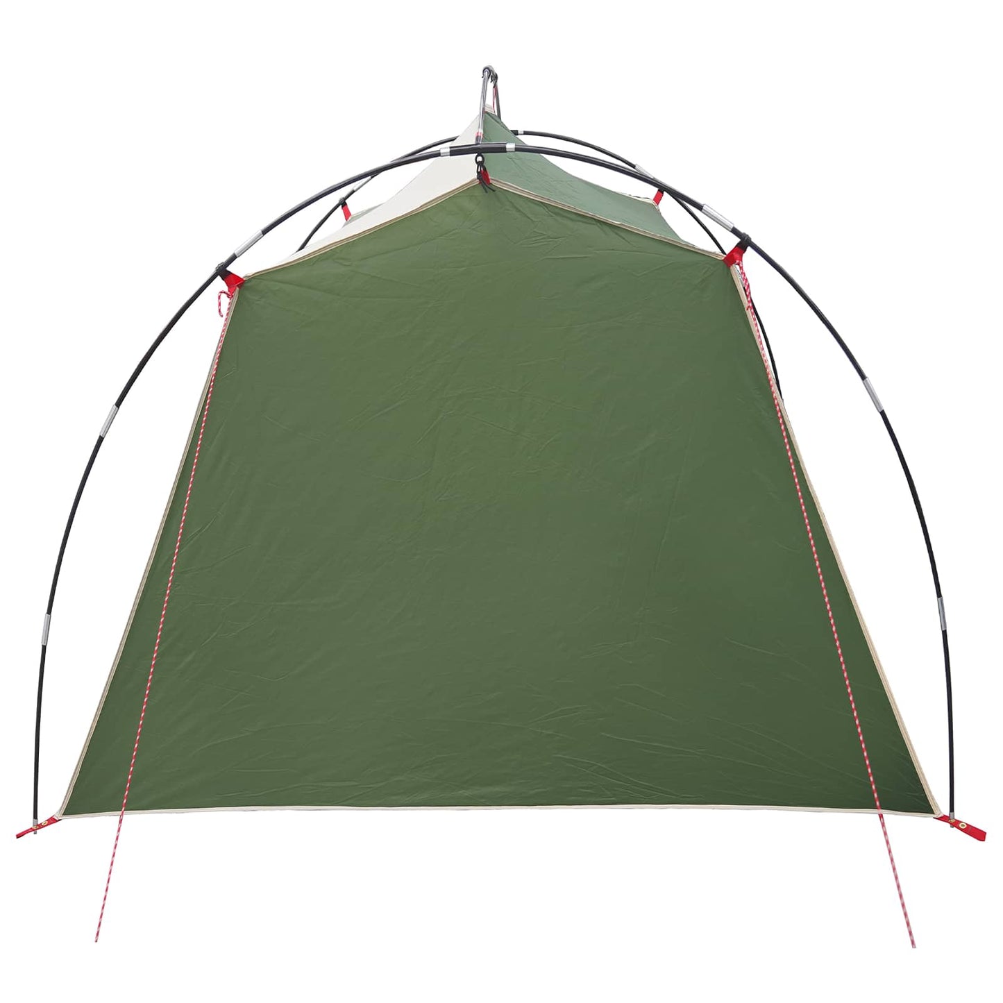 vidaXL Tunnel Tent Green 2-Person 185T Polyester with PU Coating
