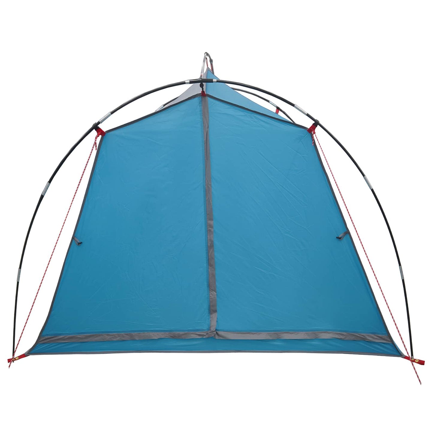 vidaXL Tunnel Tent Blue 2-Person 185T Polyester with PU Coating