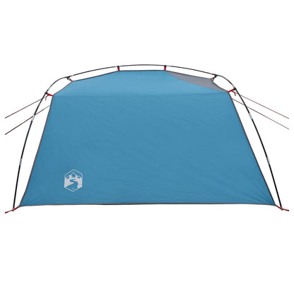 vidaXL Tunnel Tent 2-Person Blue 185T Polyester with PU Coating