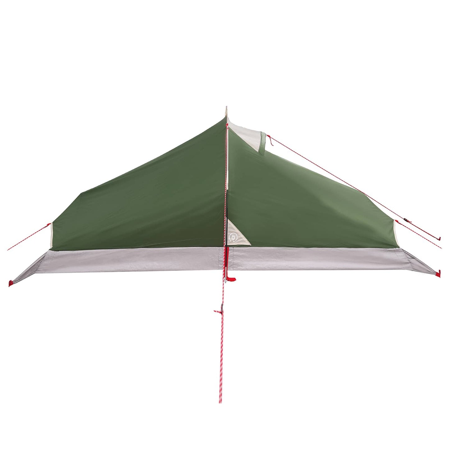 vidaXL Backpacking Tent Green 4-Person 185T Polyester with PU Coating